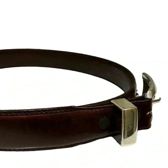 Onyx by Brighton Size 34 Brown leather with braided and beaded detail - Picture 7 of 11